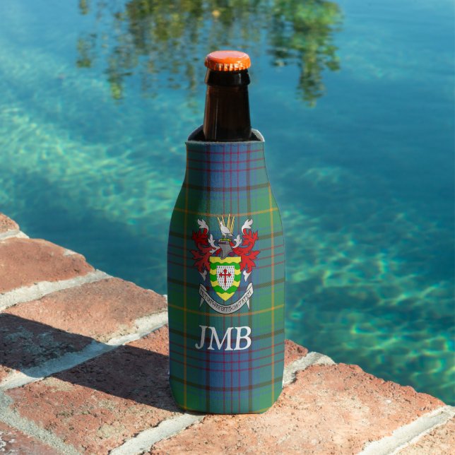 Rafraichisseur De Bouteilles Comté d'Irlande Donegal Tartan Monogram (Piscine in situ)