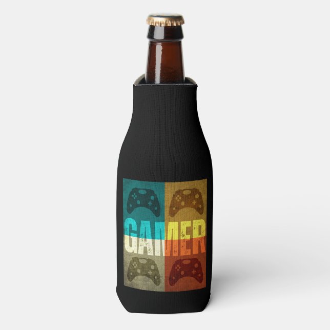 RAFRAICHISSEUR DE BOUTEILLES CONTRÔLEUR DE JEU VIDÉO VINTAGE GAMER (Bottle Devant)