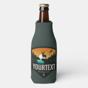 Rafraichisseur De Bouteilles Coucher de soleil personnalisé NOME chasse élaphe