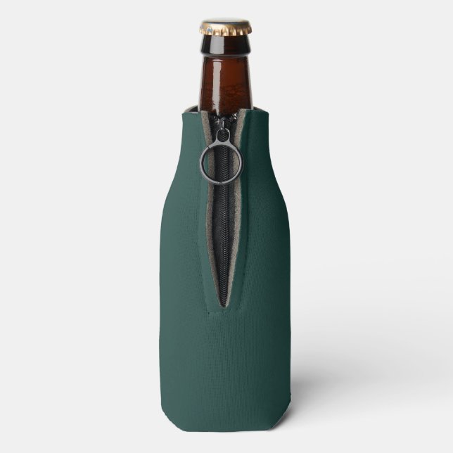 Rafraichisseur De Bouteilles Couleur uni vert émeraude foncé (Bouteille Dos)