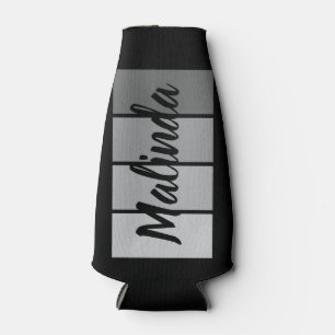 Rafraichisseur De Bouteilles Design de nom de script moderne - minimaliste noir