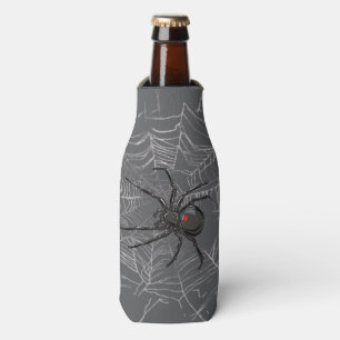 Rafraichisseur De Bouteilles Dessin d'art d'araignée veuve noire et toile d'ara