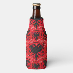 Rafraichisseur De Bouteilles Drapeau albanais motif 2