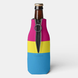 Rafraichisseur De Bouteilles Drapeau de fierté pansexuelle SlipperyJoe rose amb