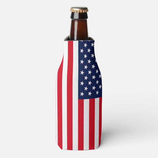 Rafraichisseur De Bouteilles Drapeau Glacière/américain (Bottle Devant)