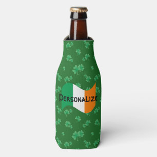 Rafraichisseur De Bouteilles Drapeau irlandais avec Shamrock