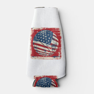 Rafraichisseur De Bouteilles Drapeau USA Basketball du 4 juillet