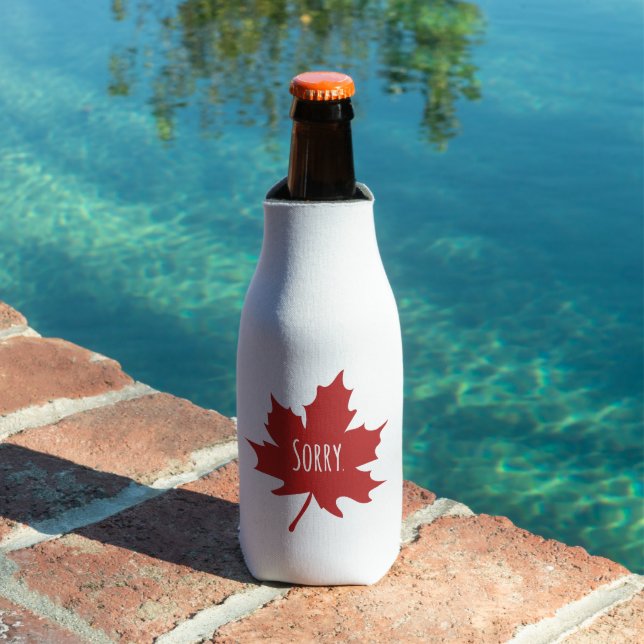 Rafraichisseur De Bouteilles Drôle Canadien (Piscine in situ)