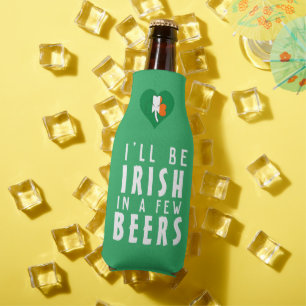Rafraichisseur De Bouteilles Drôle St. Patrick's Day Clover Irish Flag Will
