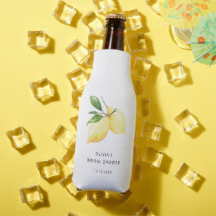 Rafraichisseur De Bouteilles Élégante Fête des mariées moderne citron personnal