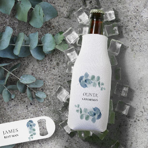 Rafraichisseur De Bouteilles Eucalyptus Green Party de mariage personnalisé