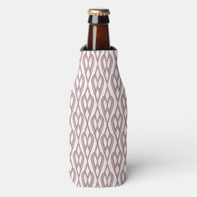 Rafraichisseur De Bouteilles Fleurs Art Déco (Bottle Devant)