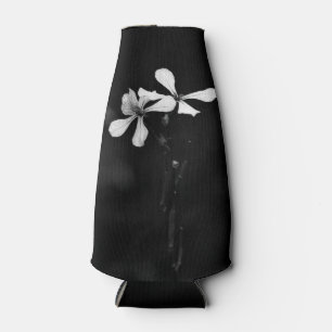 Rafraichisseur De Bouteilles floral noir et blanc minimal