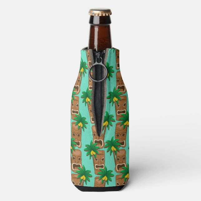 Rafraichisseur De Bouteilles Hawaiian Tiki Répéter le Motif (Bouteille Dos)