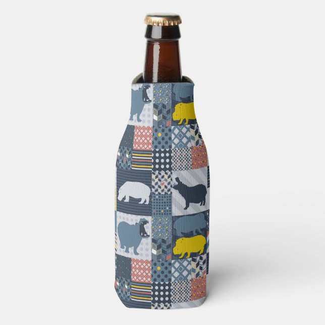 Rafraichisseur De Bouteilles Hippopotames (Bottle Devant)