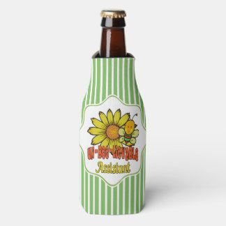 Rafraichisseur De Bouteilles Incroyable Assistant Fleurs de soleil et abeilles