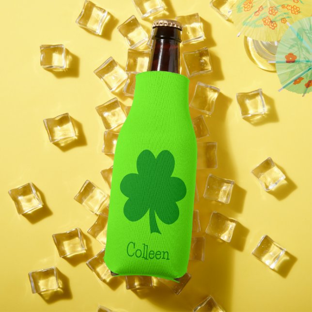 Rafraichisseur De Bouteilles Journée de la Shamrock verte St Patrick (Été in situ)