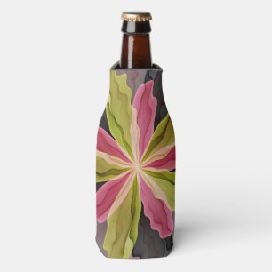 Rafraichisseur De Bouteilles Joy, Vert rose Anthracite Imaginaire Fleur Fractal