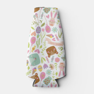 Rafraichisseur De Bouteilles Joyeux Bunny de Pâques modèle floral