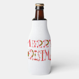 Rafraichisseur De Bouteilles Joyeux Noël Texte Motif Design : Art Festif