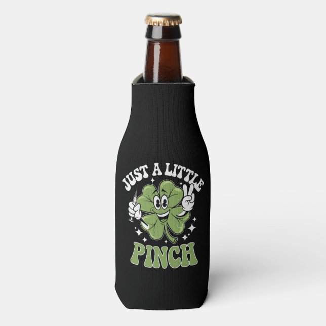Rafraichisseur De Bouteilles Juste une petite pincée St Patrick's Day (Bottle Devant)