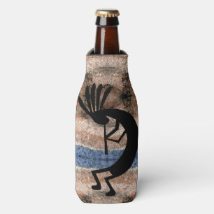Rafraichisseur De Bouteilles Kokopelli Mosaïque sud-ouest du désert Brown