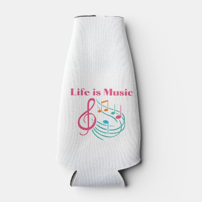Rafraichisseur De Bouteilles La vie, c'est la musique (Devant)