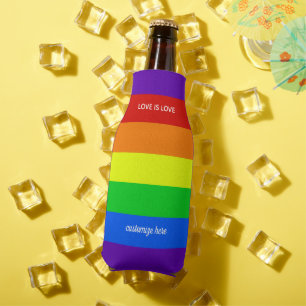 Rafraichisseur De Bouteilles L'amour est l'amour Rainbow Gay pride Parade