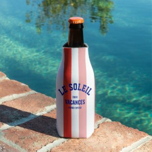 Rafraichisseur De Bouteilles Le Soleil Vacances Côte d'Azur Cabana Stripe