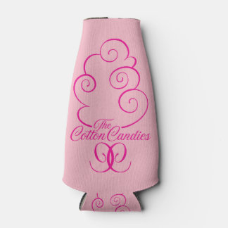 Rafraichisseur De Bouteilles Logo CC rose sur rose