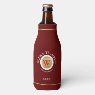 Rafraichisseur De Bouteilles Logo de bière personnalisé (nom et initiales)