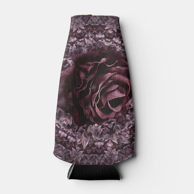 Rafraichisseur De Bouteilles Mandala de rose  (Devant)