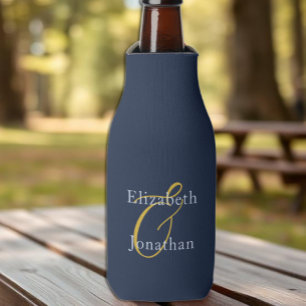 Rafraichisseur De Bouteilles Mariage Bleu Opulent