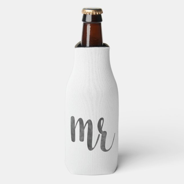 Rafraichisseur De Bouteilles Mariage M. & Mme mariée mariée (Bottle Devant)