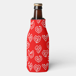 Rafraichisseur De Bouteilles Mazes de la Saint Valentin blanche