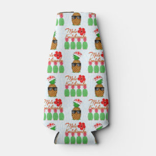 Rafraichisseur De Bouteilles Mele Kalikimaka Hawaiian Pineapple Merry Christmas
