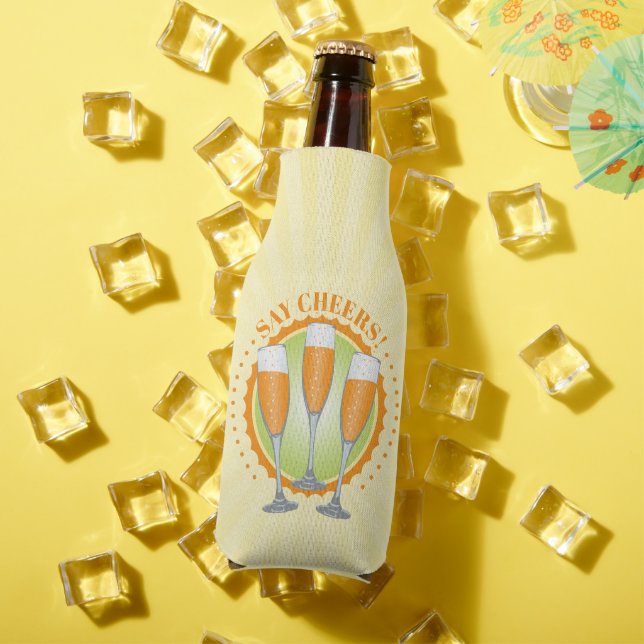 Rafraichisseur De Bouteilles Mimosa Champagne Orange (Été in situ)