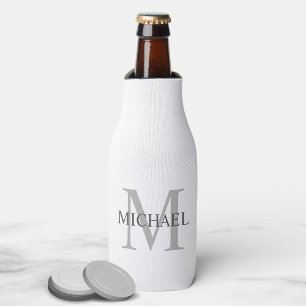 Rafraichisseur De Bouteilles Monogramme et nom personnalisés