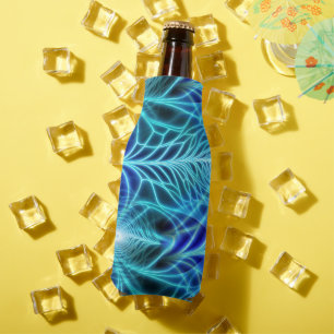 Rafraichisseur De Bouteilles Motif à répétition électrique bleu brillant