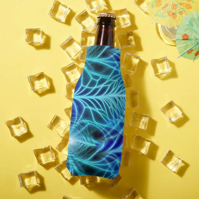 Rafraichisseur De Bouteilles Motif à répétition électrique bleu brillant (Été in situ)