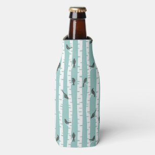 Rafraichisseur De Bouteilles Motif avec des oiseaux et des arbres