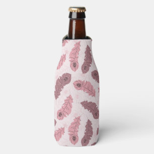 Rafraichisseur De Bouteilles motif avec des plumes de paon