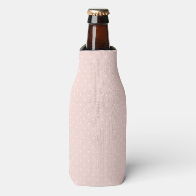 Rafraichisseur De Bouteilles Motif avec pois blancs 2 (Bottle Devant)