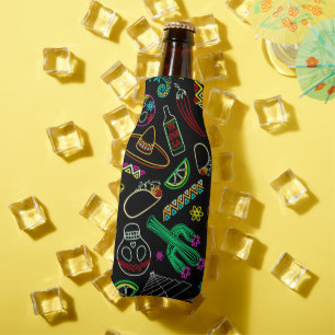 Rafraichisseur De Bouteilles Motif de Fiesta du Mexique