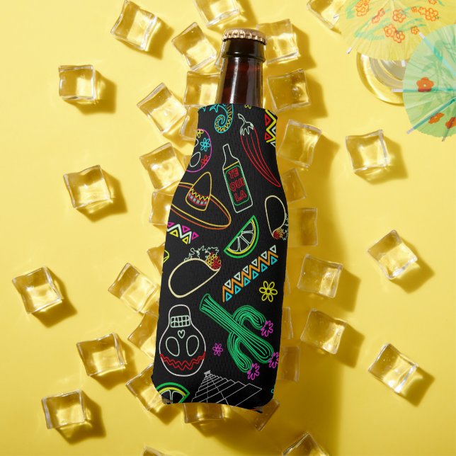 Rafraichisseur De Bouteilles Motif de Fiesta du Mexique (Été in situ)