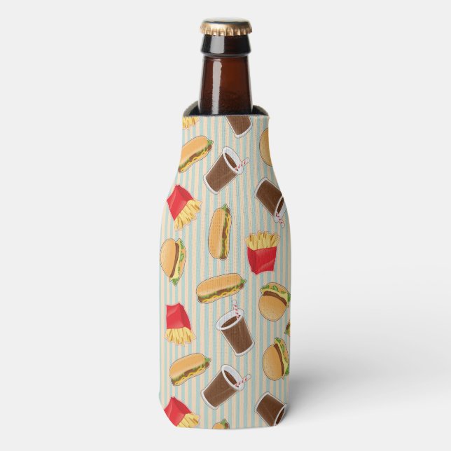 Rafraichisseur De Bouteilles Motif de restauration rapide 2 (Bottle Devant)