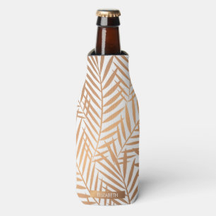 Rafraichisseur De Bouteilles Motif feuille de palmier d'or
