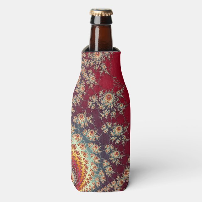 Rafraichisseur De Bouteilles Motif floral en spirale (Bottle Devant)
