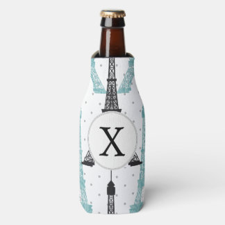 Rafraichisseur De Bouteilles Motif tour Monogram Aqua Chic Eiffel