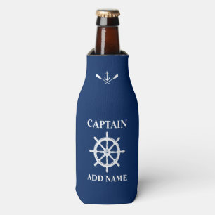 Rafraichisseur De Bouteilles Navires nautiques Roue Ancre Voitures Nom du capit